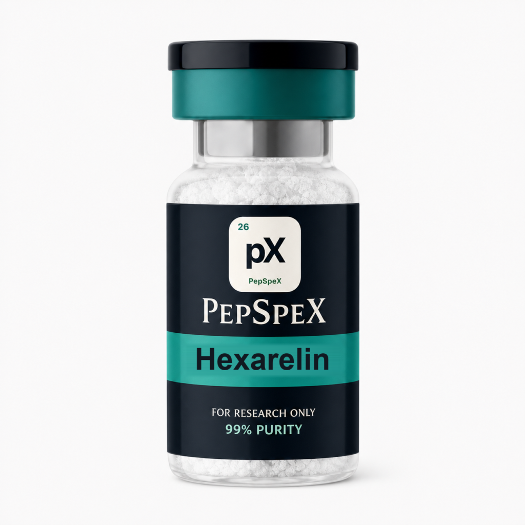 Hexarelin product label