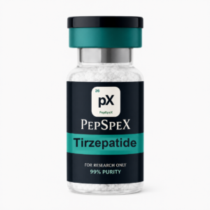 PepSpex Tirzepatide product label